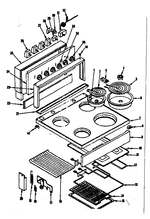 Main top section