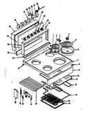 Main top and backguard section