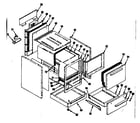 Kenmore 1199246800 body section diagram