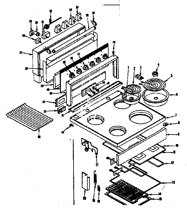 Main top section