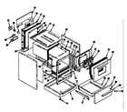 Kenmore 1199266840 body section diagram