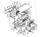 Kenmore 1199606700 body section diagram