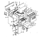 Kenmore 1199626740 oven section diagram