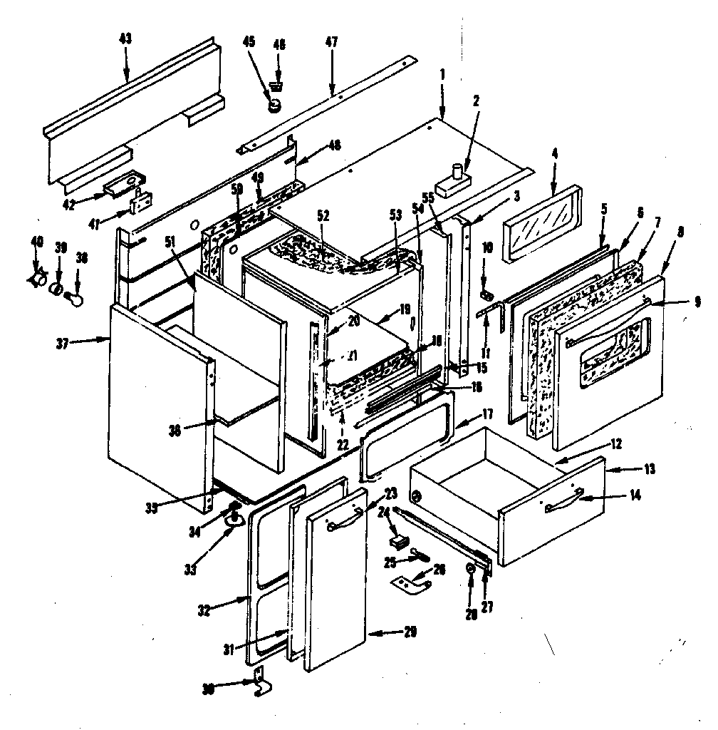 Oven section