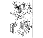 Kenmore 1199686791 top section diagram