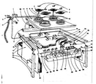 Kenmore 1554546760 top section and outer body parts diagram