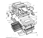 Kenmore 1554546701 oven parts diagram