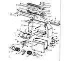 Kenmore 1555236740 range hood assembly diagram