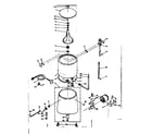 Kenmore 1106701100 machine sub-assembly diagram