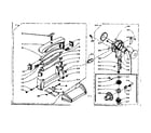 Kenmore 1106701100 wringer and gear case diagram