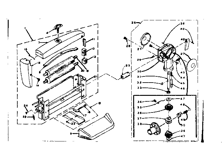 WRINGER AND GEAR CASE