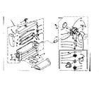Kenmore 1106702100 wringer and gear case diagram