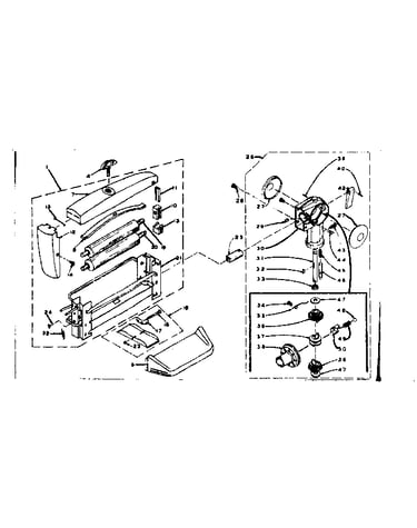 Wringer and gear case