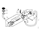 Kenmore 1106702100 pump and pump parts diagram