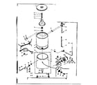 Kenmore 1106702110 machine sub-assembly diagram