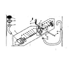 Kenmore 1106702301 pump and pump parts diagram