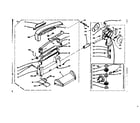 Kenmore 1106702301 wringer and gear case diagram