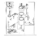 Kenmore 1106702310 machine sub-assembly diagram