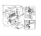 Kenmore 1106702310 wringer & gear case diagram
