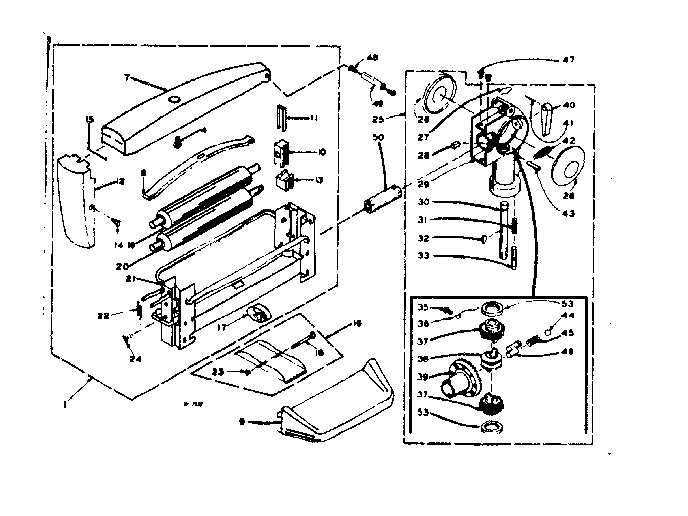 Wringer & gear case