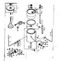 Kenmore 1106702501 machine sub-assembly diagram
