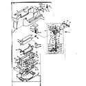 Kenmore 1106702501 wringer and wringer gear case assembly diagram