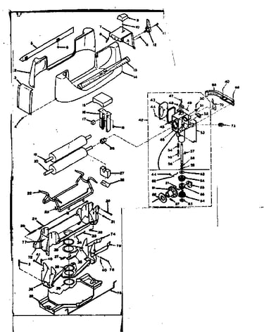 Wringer and wringer gear case assembly