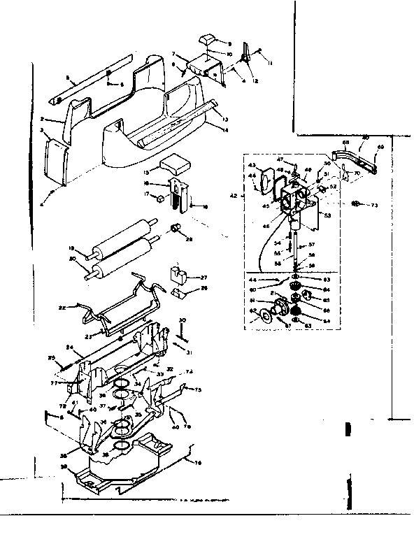 Wringer and gear case
