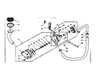Kenmore 1106702601 pump and pump parts diagram