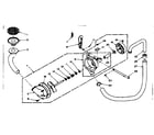 Kenmore 1106702640 pump and pump parts diagram