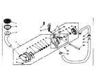 Kenmore 1106702701 pump and pump parts diagram