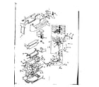 Kenmore 1106702901 wringer and wringer gear case assembly diagram