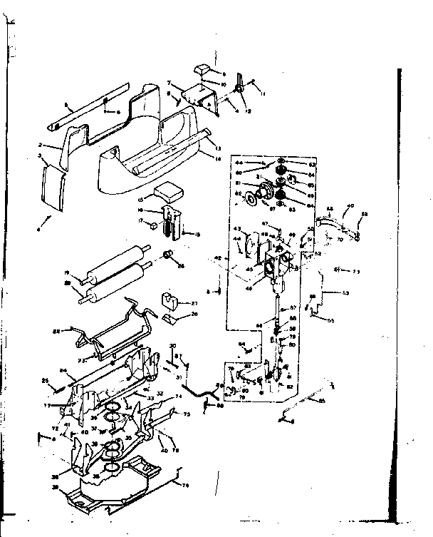Wringer and wringer gear case assembly