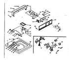Kenmore 1106703101 top and console assembly diagram