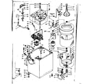 Kenmore 1106703102 machine sub-assembly diagram