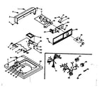 Kenmore 1106703102 top and console assembly diagram