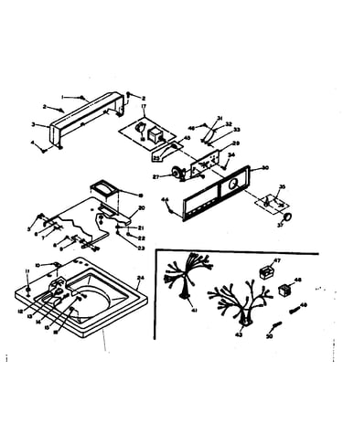 Top and console assembly