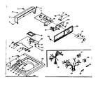 Kenmore 1106703103 top and console assembly diagram