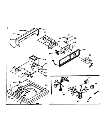 Top and console assembly