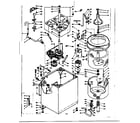 Kenmore 1106703400 machine sub-assembly diagram