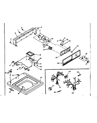 Top and console assembly