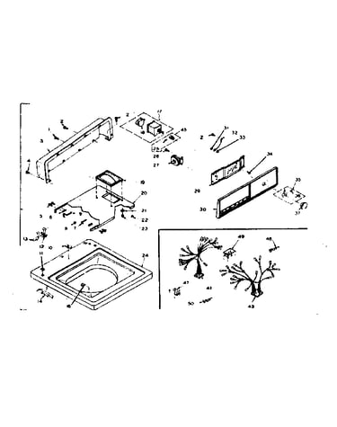 Top & console assembly