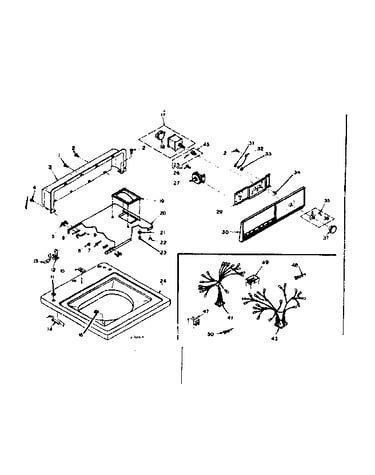 Top and console assembly