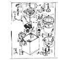 Kenmore 1106703403 machine sub-assembly diagram