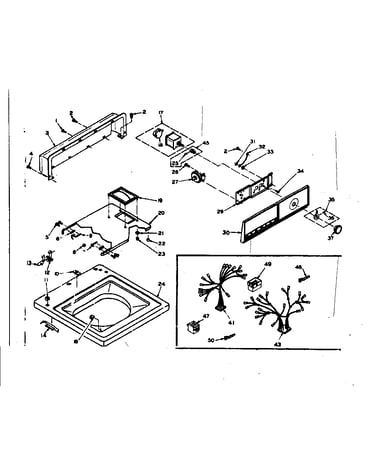 Top and console assembly