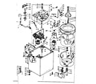 Kenmore 1106703501 machine sub-assembly diagram