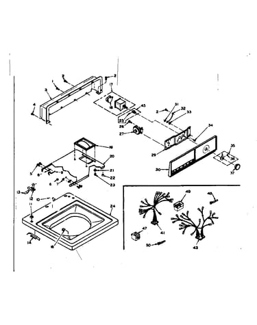 Top and console assembly