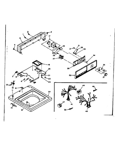 Top and console assembly