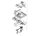 Kenmore 1106704050 top and control assembly diagram