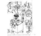 Kenmore 1106704051 machine sub-assembly diagram